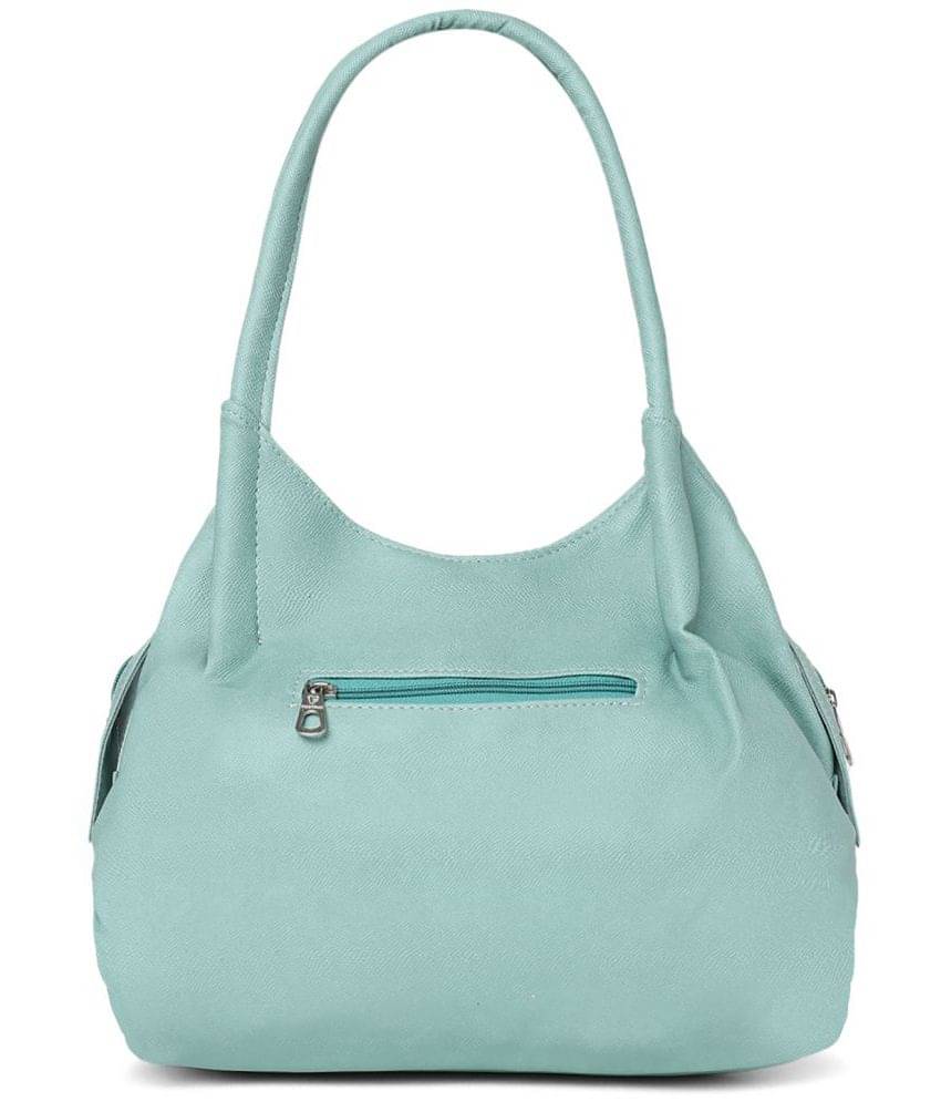     			Fostelo - Green PU Shoulder Bag