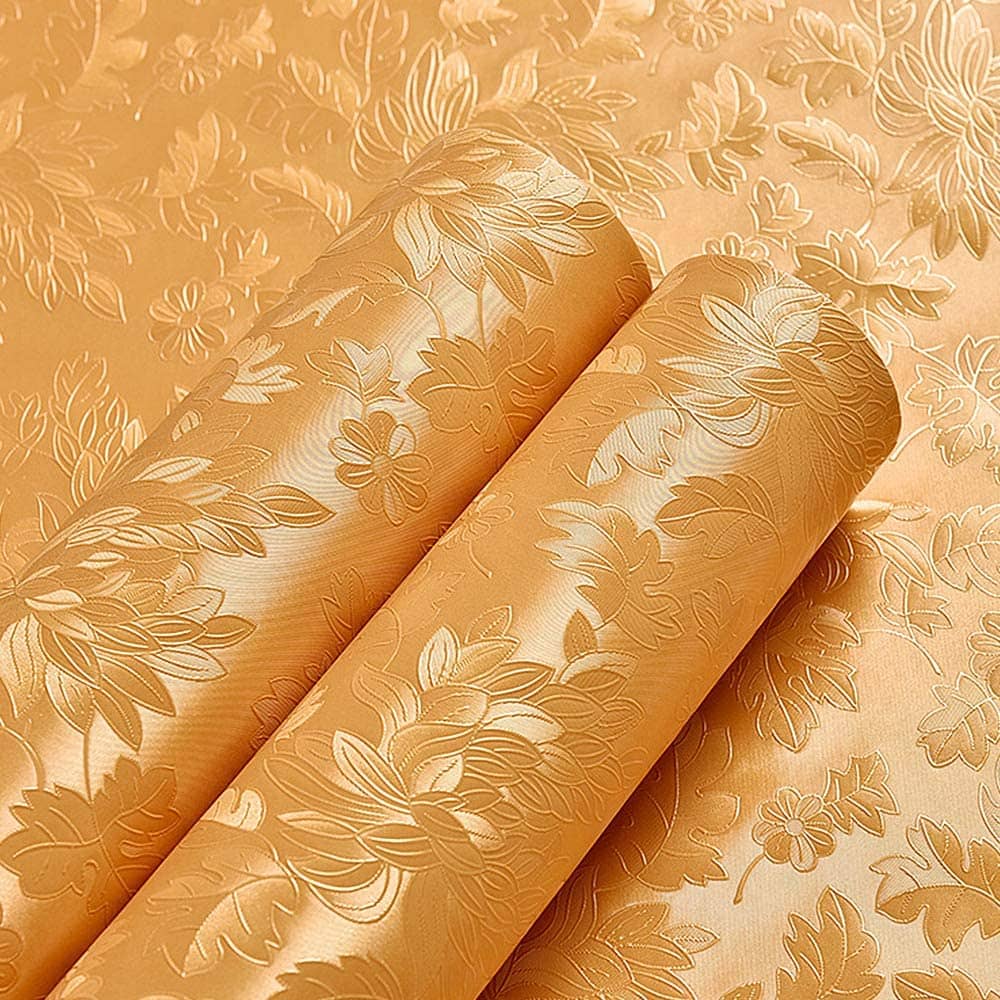 KAAF Floral Wallpaper ( 40 x 250 ) cm ( Pack of 1 )