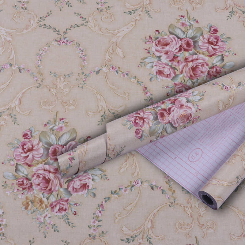 KAAF - Floral Wallpaper ( 40 x 250 ) cm ( Pack of 1 )