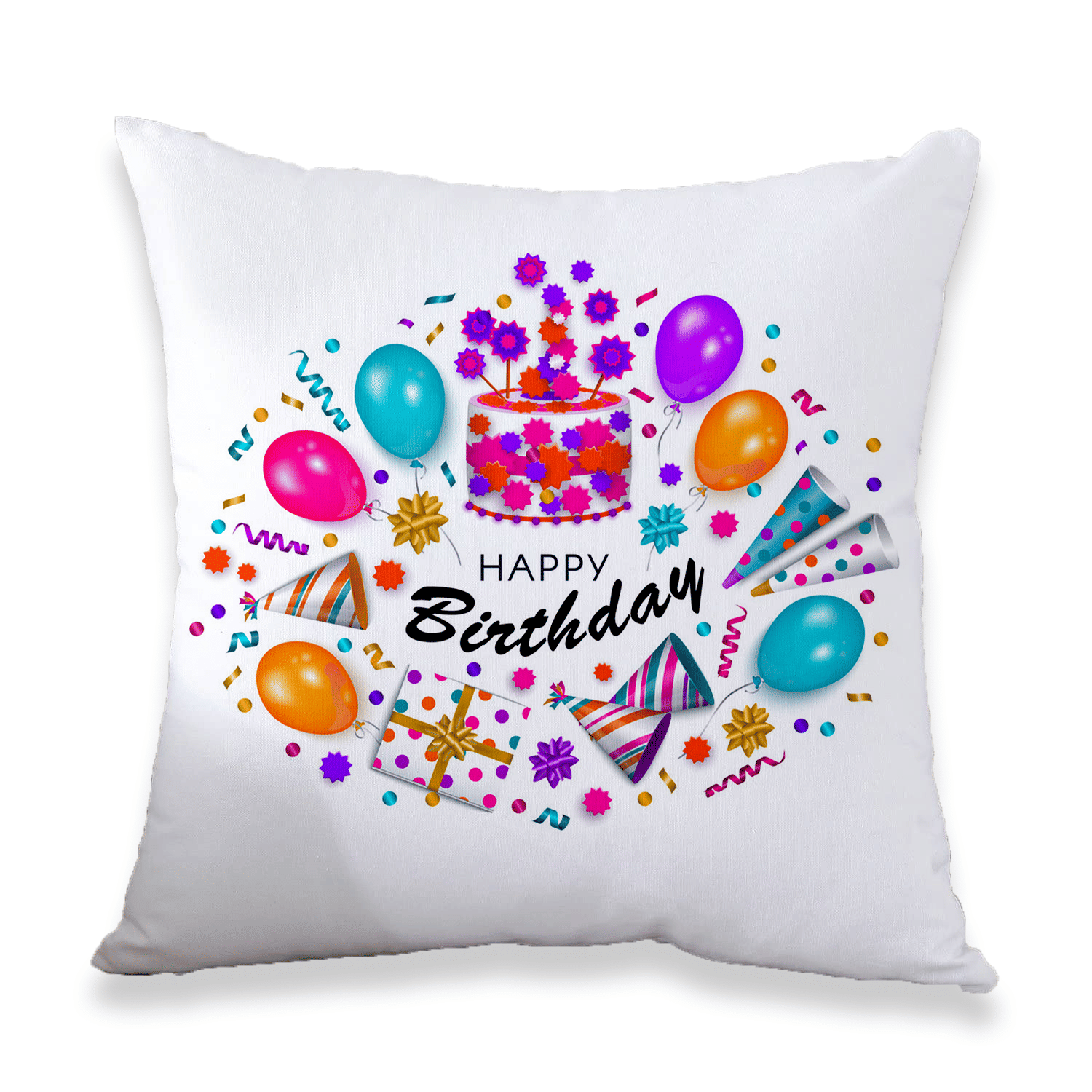     			Ros - Multicolor Nylon Gifting Printed Cushion