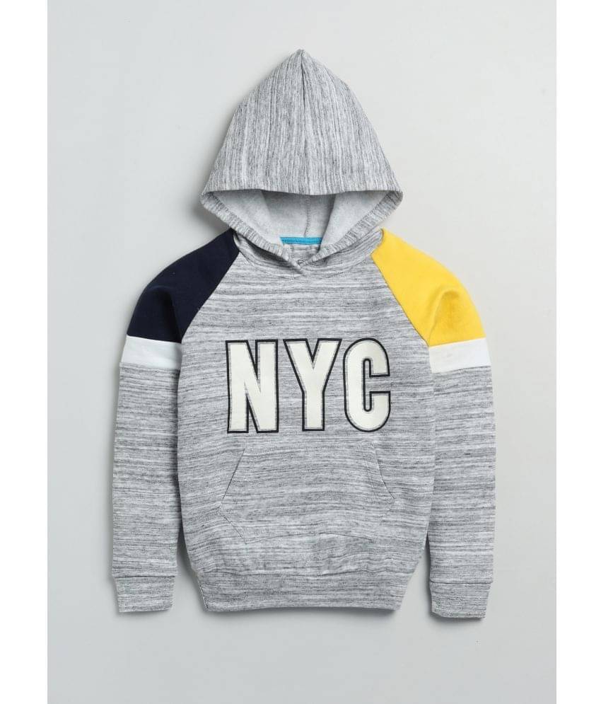     			Lazy Shark Pack of 1 Boys Cotton Sweatshirt ( Gray )