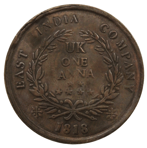 Numiscart - 1 Anna (1818) Token Coin 1 Numismatic Coins Numiscart - 1 Anna (1818) Token Coin 1 Numismatic Coins