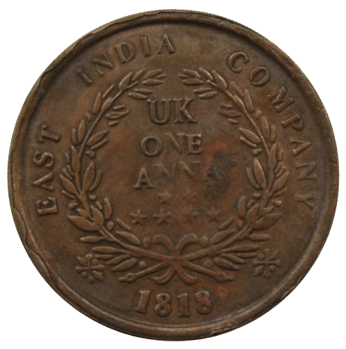     			Numiscart - 1 Anna (1818) Token Coin 1 Numismatic Coins