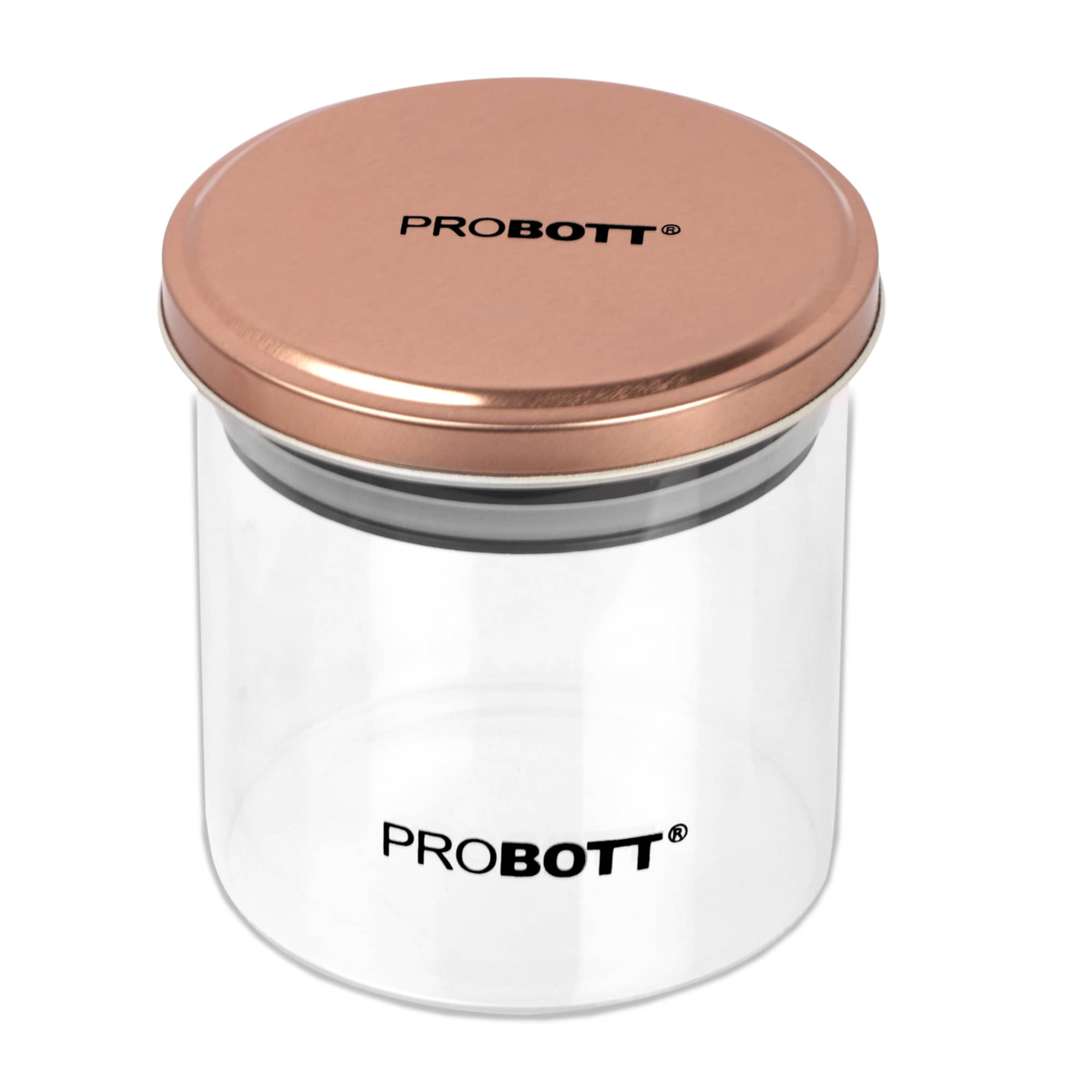 Probott - Glass Transparent Food Container ( Set of 1 - 500 ml )