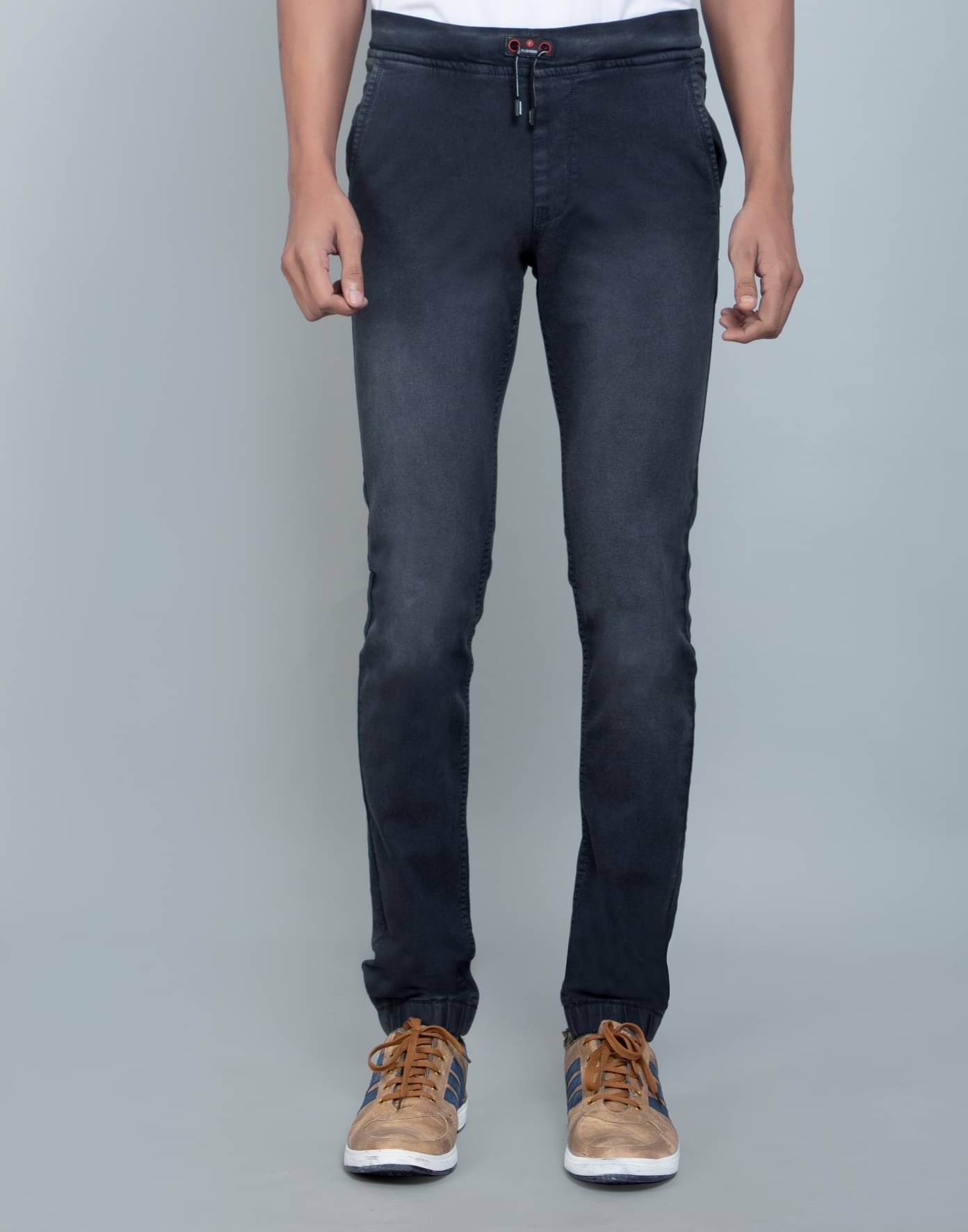 Rea-lize - Grey Cotton Blend Slim Fit Men's Jeans ( Pack of 1 ) Rea-lize - Grey Cotton Blend Slim Fit Men's Jeans ( Pack of 1 )