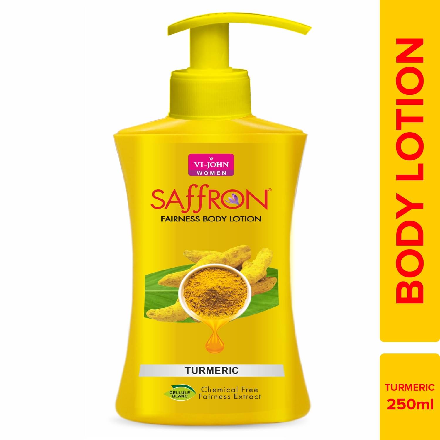    			VI-JOHN Saffron Turmeric Fairness Body Lotion for Men & Women 250ml