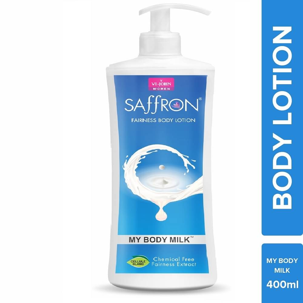     			VI-JOHN Saffron My Body Milk Fairness Body Lotion for Men & Women 400ml