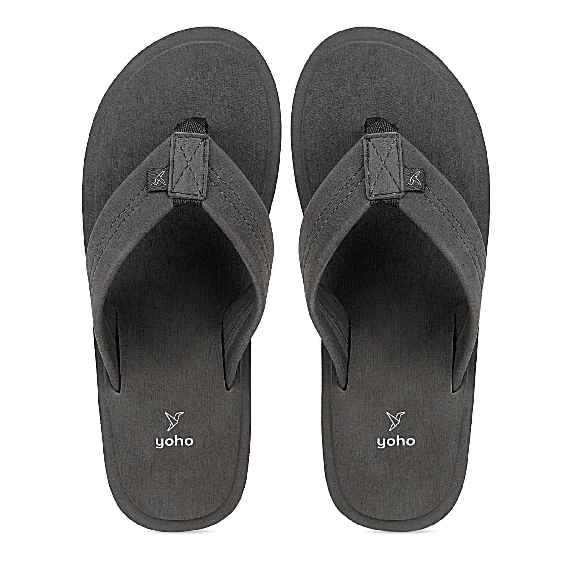     			Yoho - Gray Men's Thong Flip Flop