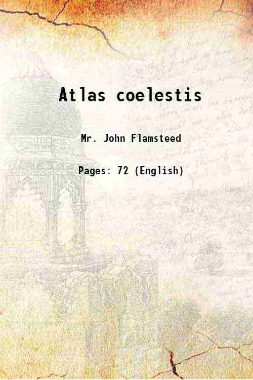     			Atlas coelestis 1729 [Hardcover]