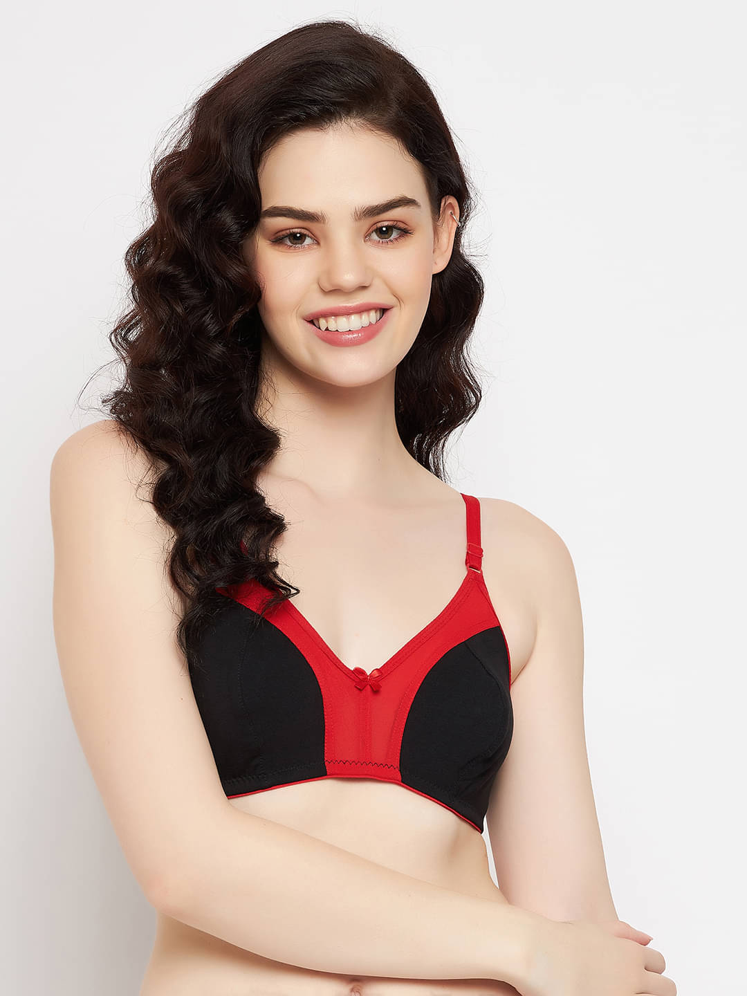     			Clovia Cotton Blend Non Padded Women's Everyday Bra ( Black )