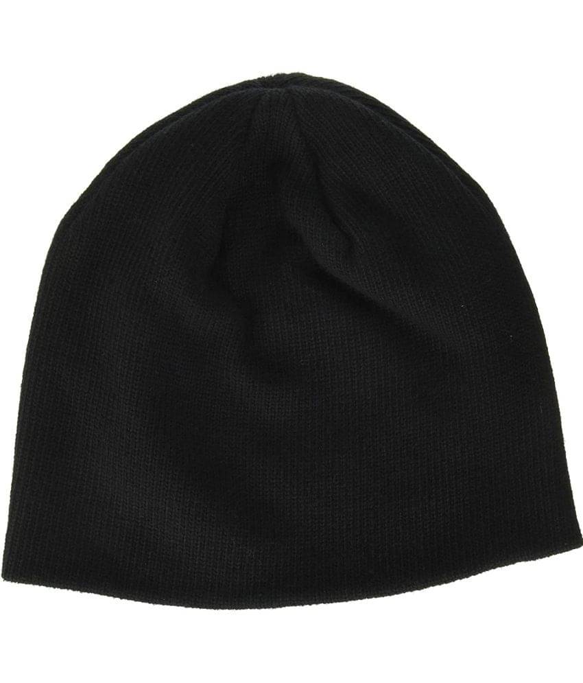     			Creature Pack of 1 Woollen Men's Cap ( Black )