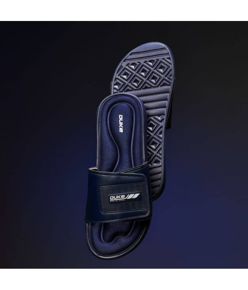     			Duke - Navy Men's Slide Flip Flop