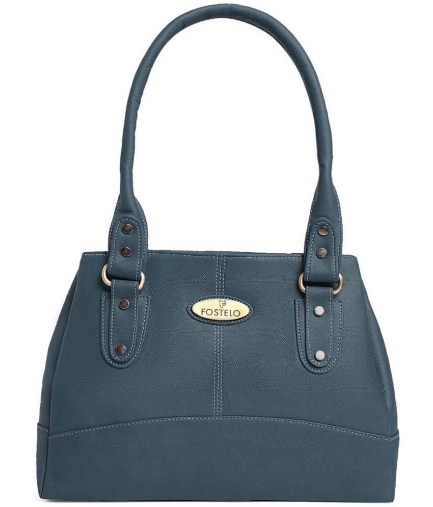     			Fostelo - Blue PU Handheld