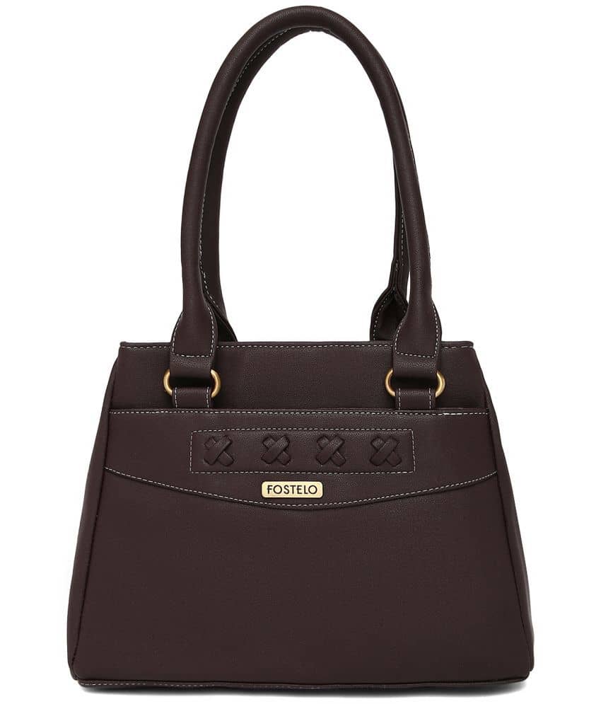 Fostelo - Brown PU Shoulder Bag - Handbags | Buy online on ZillyBuy
