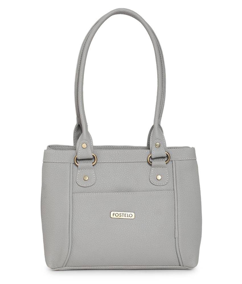     			Fostelo Shoulder Bag PU Set of 1 ( Gray )