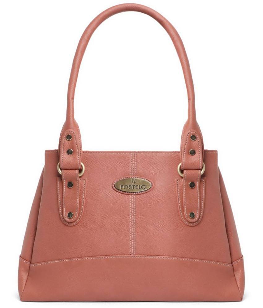     			Fostelo Handheld PU Set of 1 ( Rose Gold )