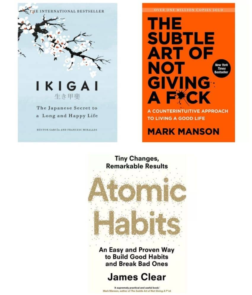 Ikigai+ Atomic habit + The subtle art - Stationery | Buy online on ZillyBuy