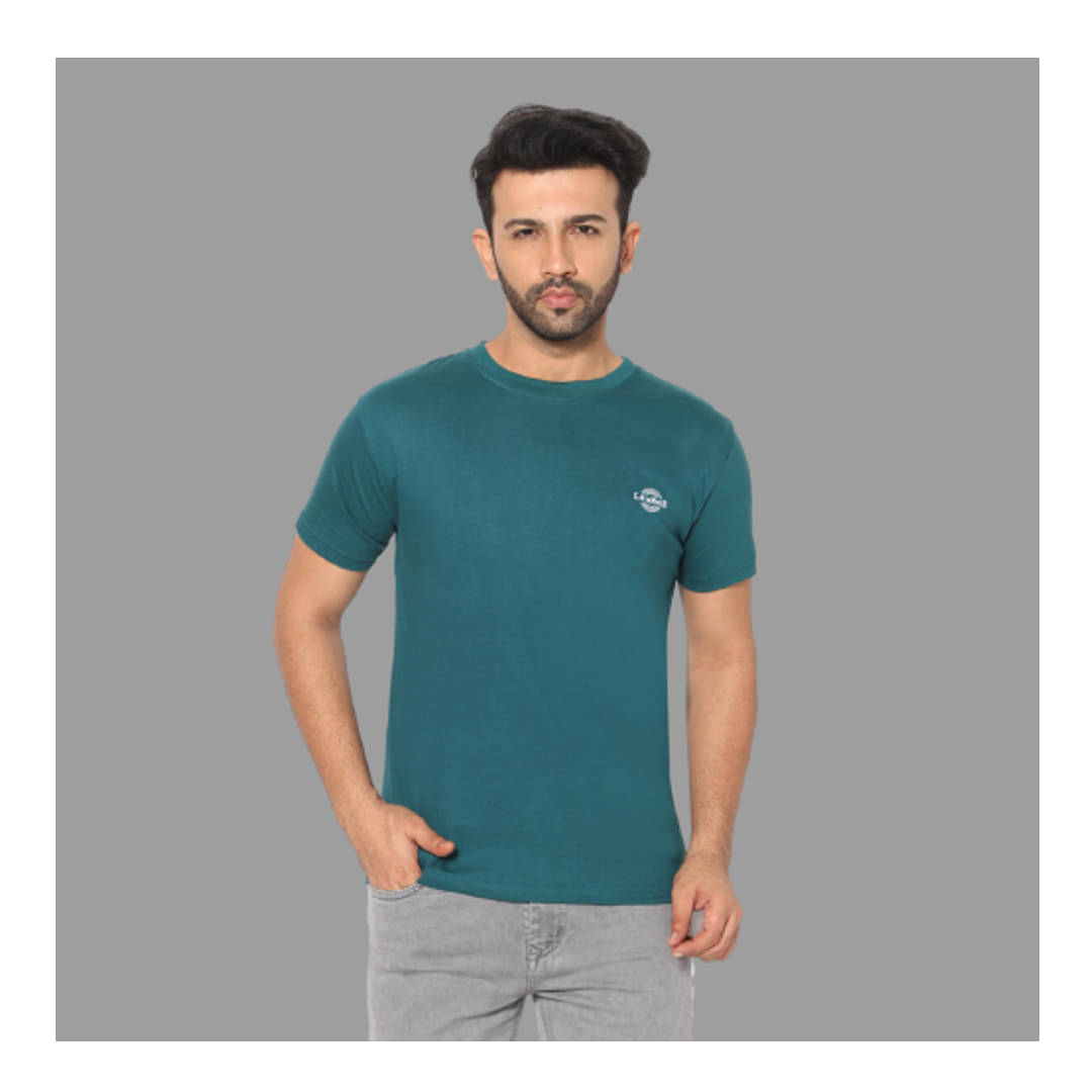     			LA'eNviE - Green Cotton Slim Fit Men's Sports T-Shirt ( Pack of 1 )