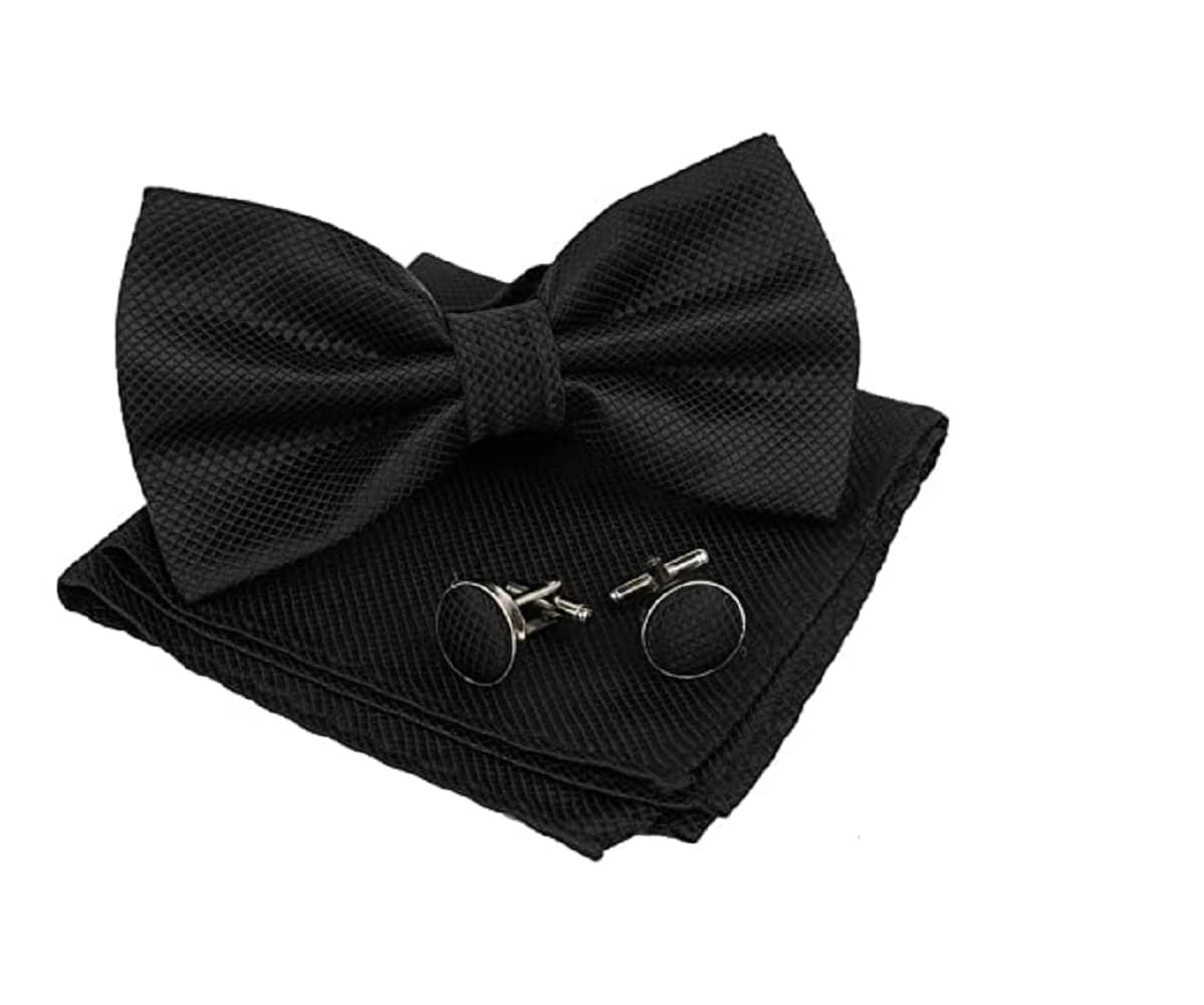 PENYAN Black Checks Rayon Necktie - Jewellery Sets | Buy online on ZillyBuy