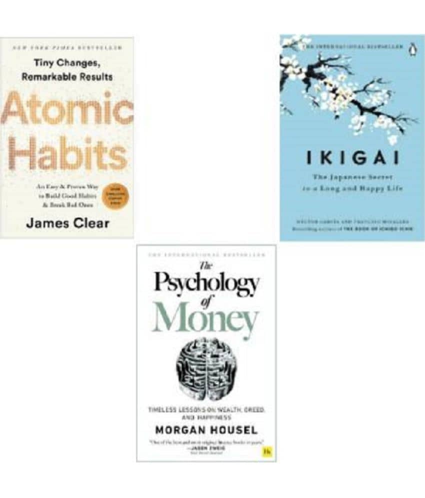Psychology Of Moneyy + Atomic Habitss + Ikiggai