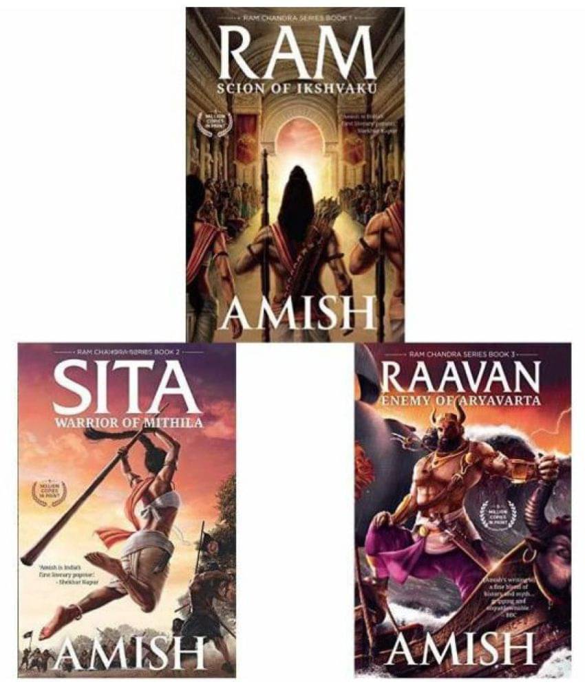 Ram Chandra Series - Ram, Sita & Raavan (Set of 3 Books) English Paperback By Amish Tripathi Ram Chandra Series - Ram, Sita & Raavan (Set of 3 Books) English Paperback By Amish Tripathi