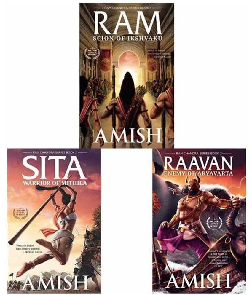 Ram Chandra Series - Ram, Sita & Raavan (Set of 3 Books) English Paperback By Amish Tripathi