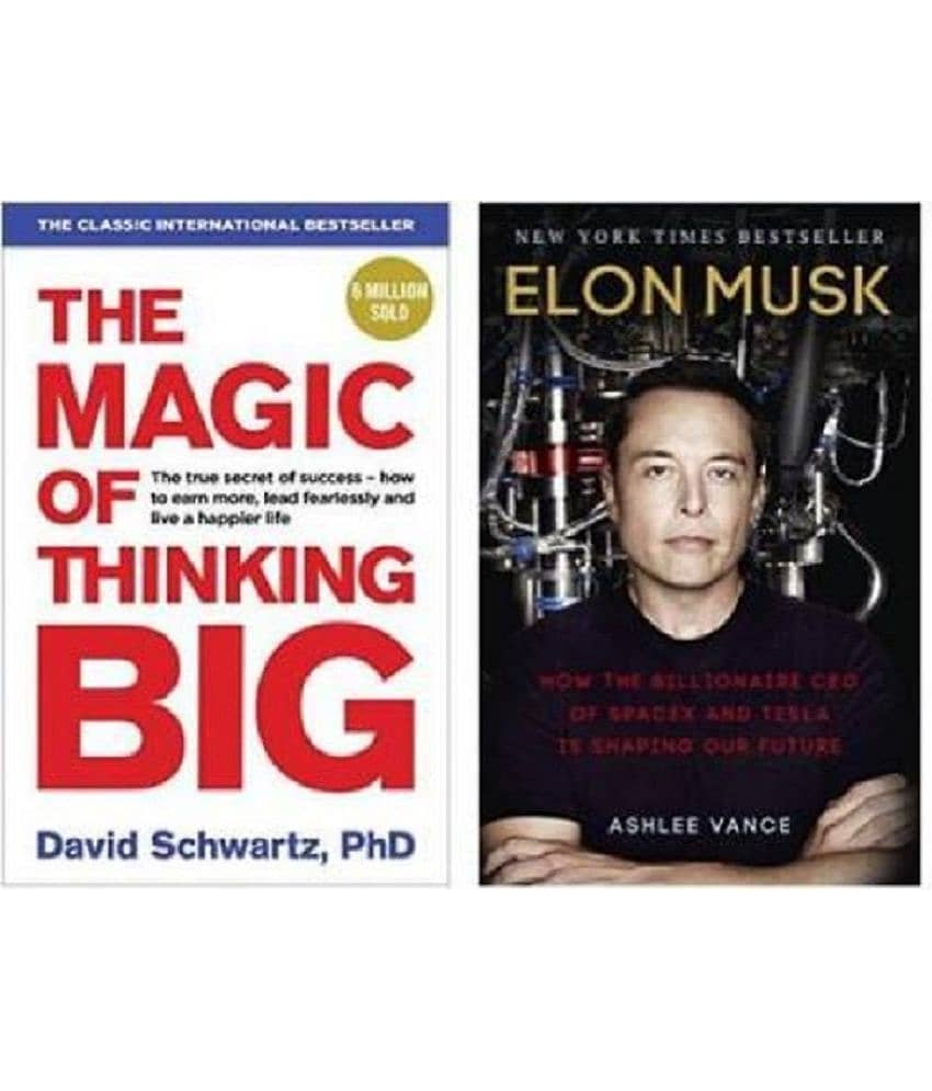 The Magic Of Thinking Big + Elon Musk - Stationery | Buy online on ZillyBuy