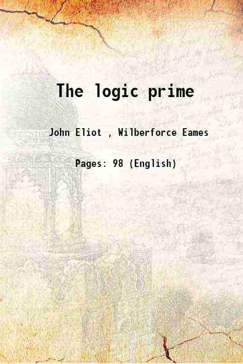     			The logic prime 1904 [Hardcover]