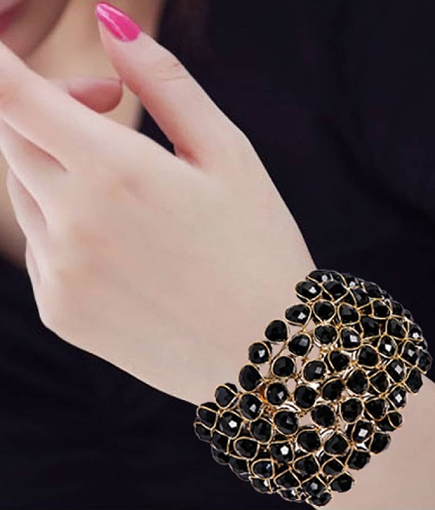 Renaissance Traders - Black Bracelet ( Pack of 1 ) - Bangles & Bracelets | Buy online on ZillyBuy