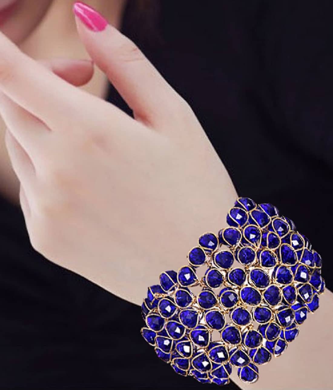 Renaissance Traders - Blue Bracelet ( Pack of 1 ) - Bangles & Bracelets | Buy online on ZillyBuy