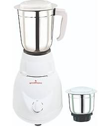 Goodflame Fest Mixer Grinder 500 Watt 2 Jars Stainless Steel Mixer Grinder(Mixer Grinder,White)