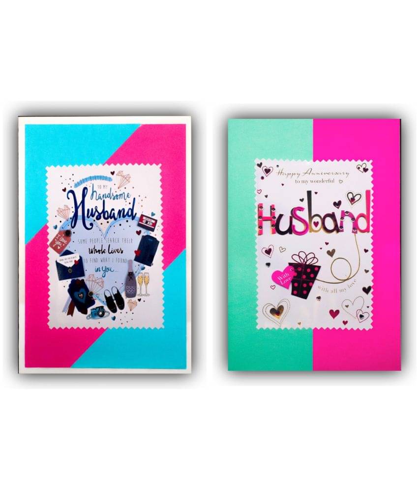     			AanyaCentric Birthday and Anniversary Greeting Card For Husband Boyfriend Lover