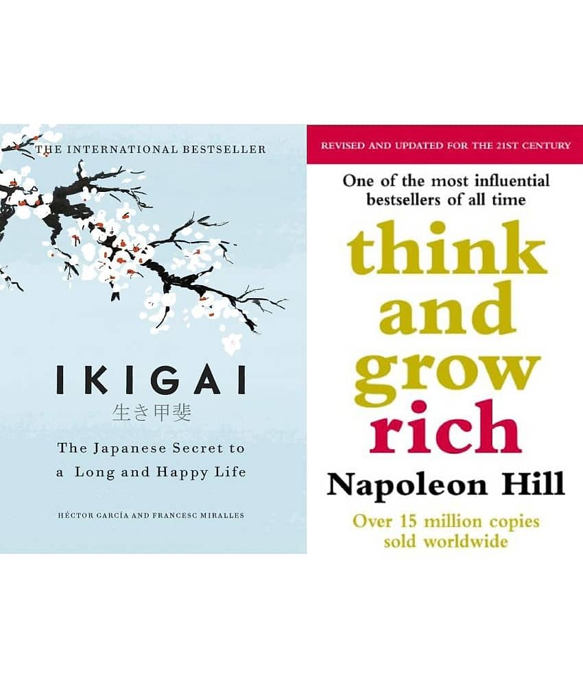 IKIGAI (Hardcover) + Think And Grow Rich (Paperback) - Stationery | Buy online on ZillyBuy