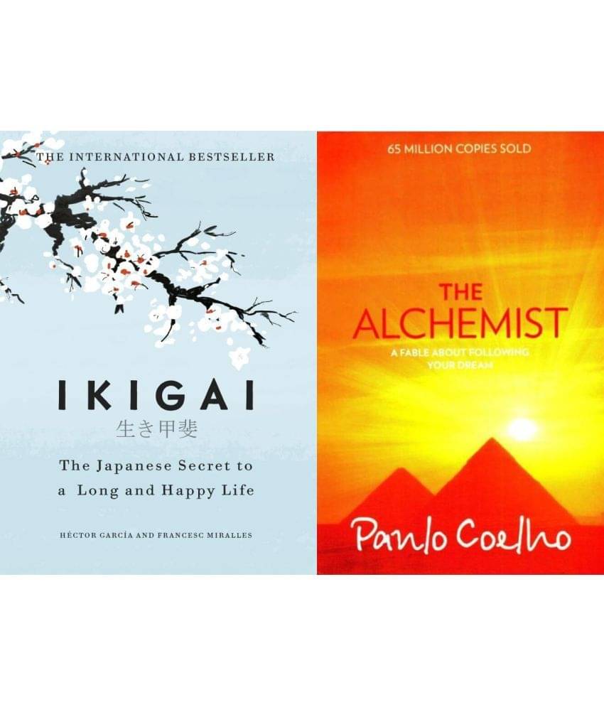 Ikigai (Hardcover) + Alchemist (Paparback)     			Ikigai (Hardcover) + Alchemist (Paparback)
