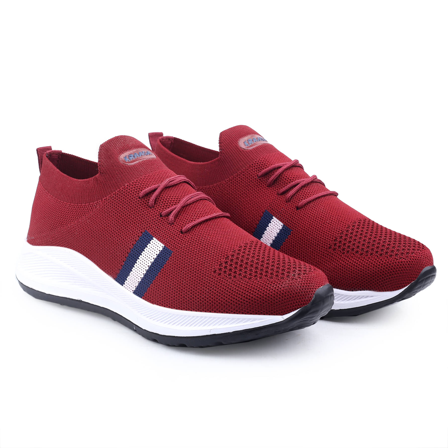 Kraasa - Red Men's Sneakers     			Kraasa - Red Men's Sneakers