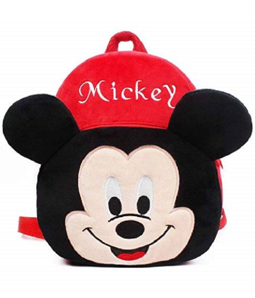     			Mickey Kids 10Litres School Bag Soft Plush Backpacks Cartoon Baby Boy Girl (2-5 Years)