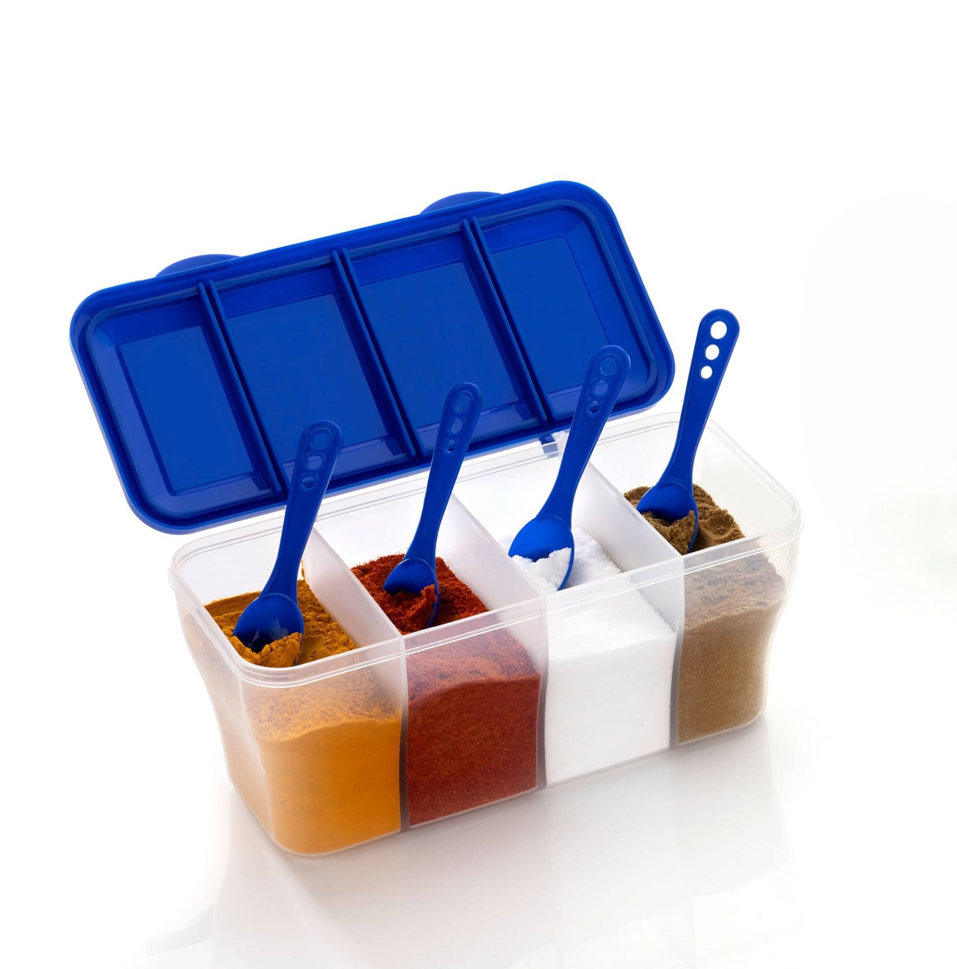     			OFFYX - Spice Storage PET Blue Spice Container ( Set of 1 )