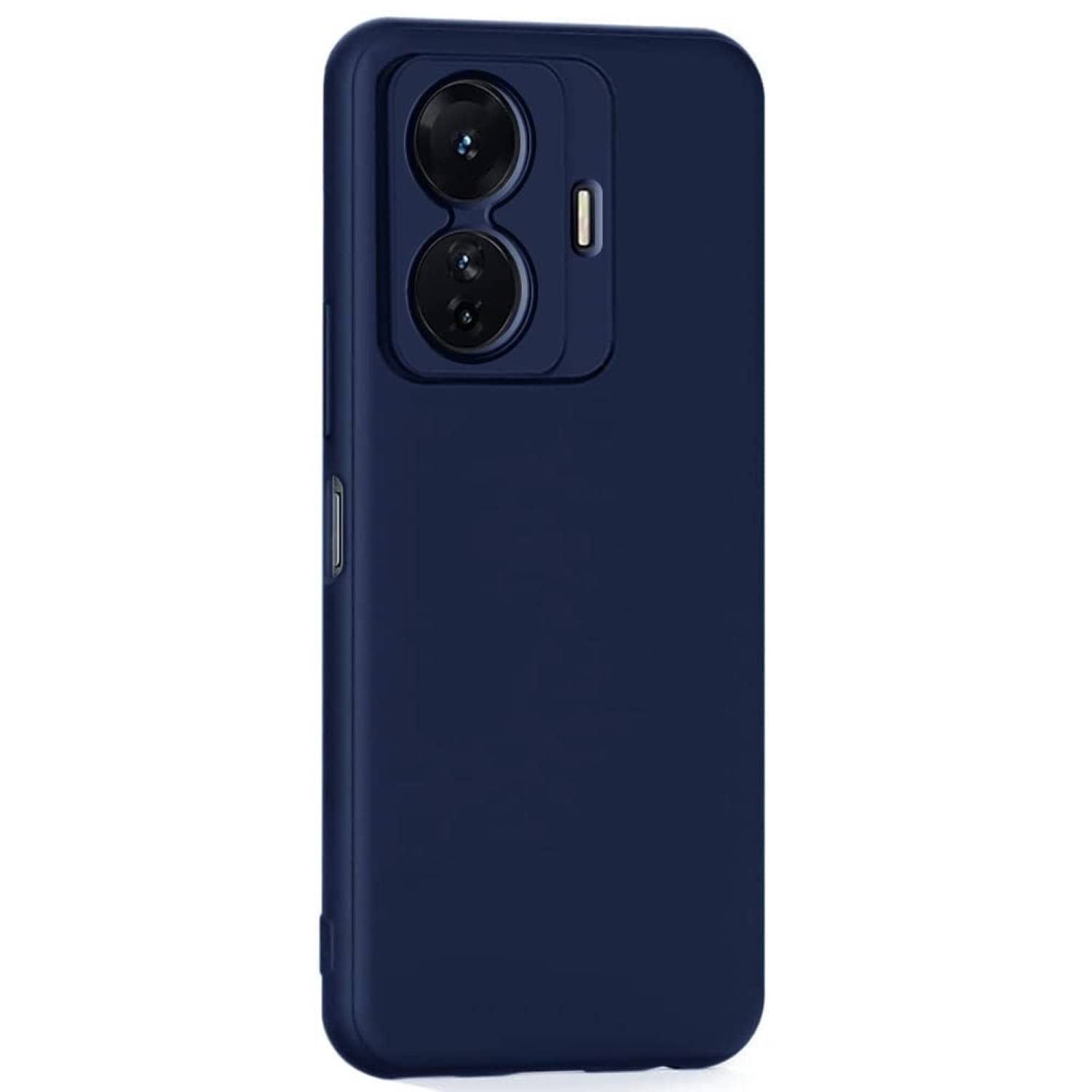 CASE VA - Blue Silicon Plain Cases Compatible For Vivo T1 Pro 5G ( Pack of 1 ) CASE VA - Blue Silicon Plain Cases Compatible For Vivo T1 Pro 5G ( Pack of 1 )