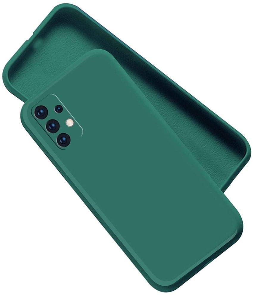 CASE VA - Green Silicon Plain Cases Compatible For Samsung Galaxy A52 5G ( Pack of 1 ) CASE VA - Green Silicon Plain Cases Compatible For Samsung Galaxy A52 5G ( Pack of 1 )