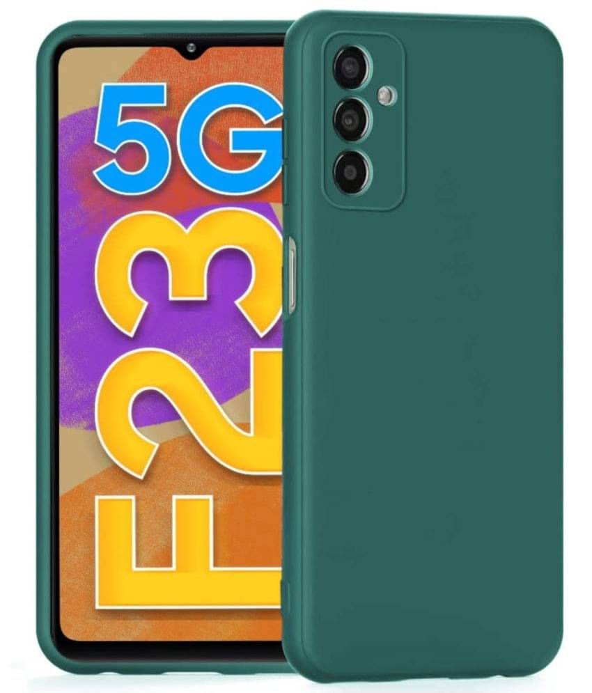 CASE VA - Green Silicon Plain Cases Compatible For Samsung Galaxy F23 5G ( Pack of 1 ) CASE VA - Green Silicon Plain Cases Compatible For Samsung Galaxy F23 5G ( Pack of 1 )
