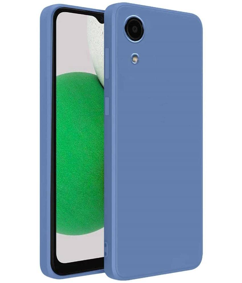 Case Vault Covers - Blue Silicon Plain Cases Compatible For Samsung Galaxy A03 Core ( Pack of 1 ) Case Vault Covers - Blue Silicon Plain Cases Compatible For Samsung Galaxy A03 Core ( Pack of 1 )