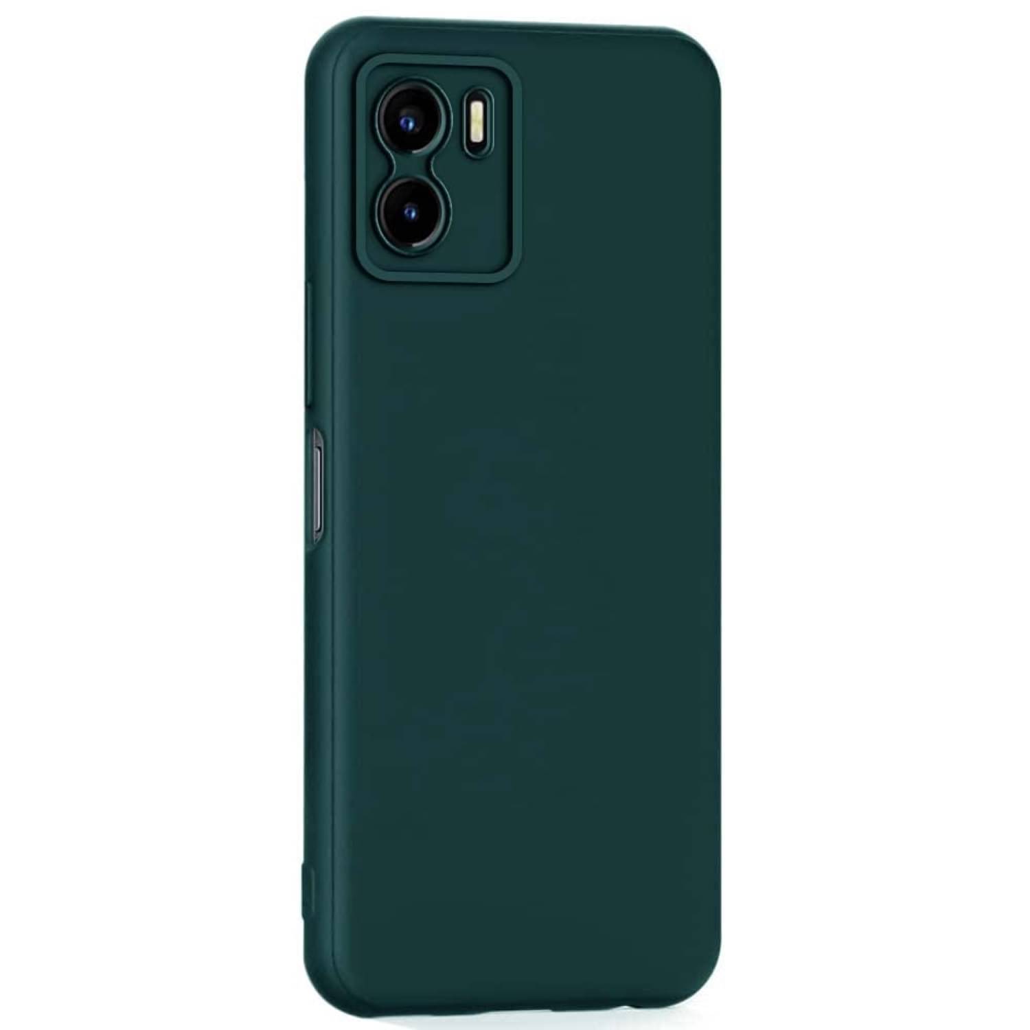 Case Vault Covers - Green Silicon Plain Cases Compatible For Vivo Y15S ( Pack of 1 ) Case Vault Covers - Green Silicon Plain Cases Compatible For Vivo Y15S ( Pack of 1 )