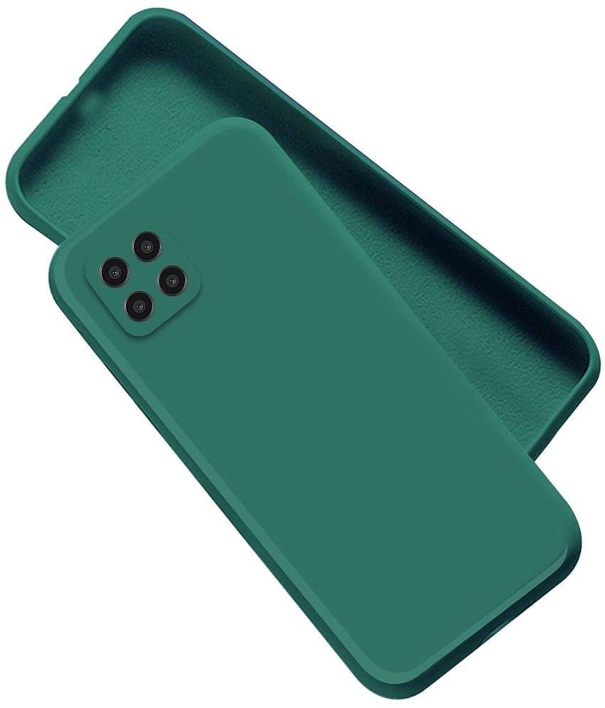 Case Vault Covers - Green Silicon Plain Cases Compatible For Samsung F42 5G ( Pack of 1 ) Case Vault Covers - Green Silicon Plain Cases Compatible For Samsung F42 5G ( Pack of 1 )