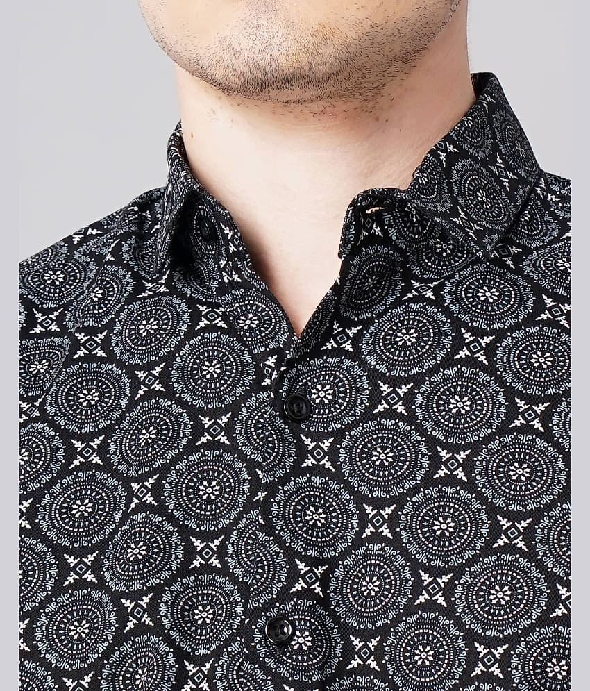 Paul Street - Black 100% Cotton Slim Fit Men's Casual Shirt ( Pack of 1 )