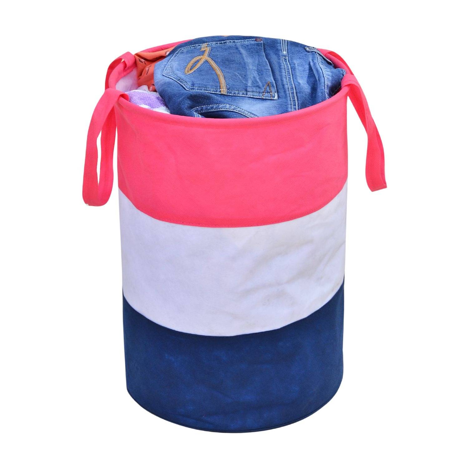 SH. NASIMA 45 L capacity Multi Colour Laundry Bag     			SH. NASIMA 45 L capacity Multi Colour Laundry Bag