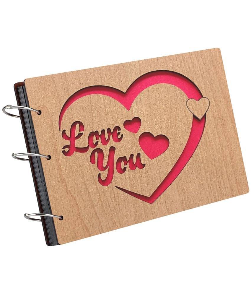 Asmi Collection - Beige Wood Scrap Book Asmi Collection - Beige Wood Scrap Book
