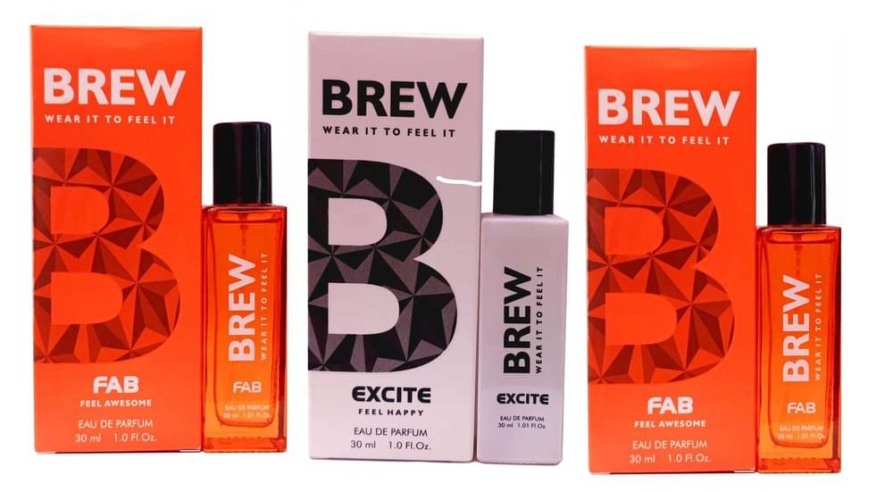     			Brew - 2 FAB 1 EXCITE PERFUME 30 ML EACH , PACK OF 3 . Eau De Parfum (EDP) For Unisex 90 ( Pack of 3 )