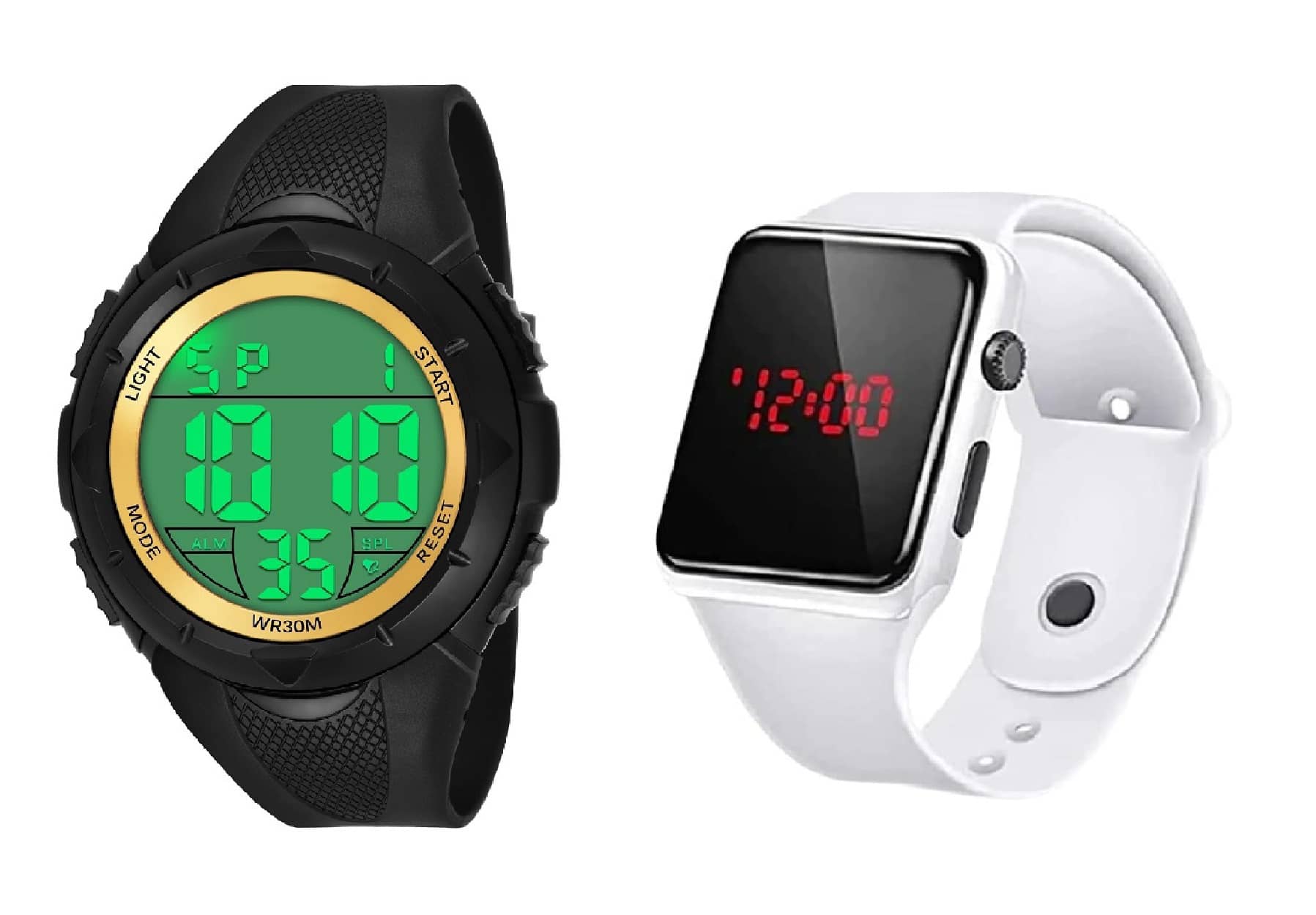 Cosmic - Black Resin Digital Men's Watch