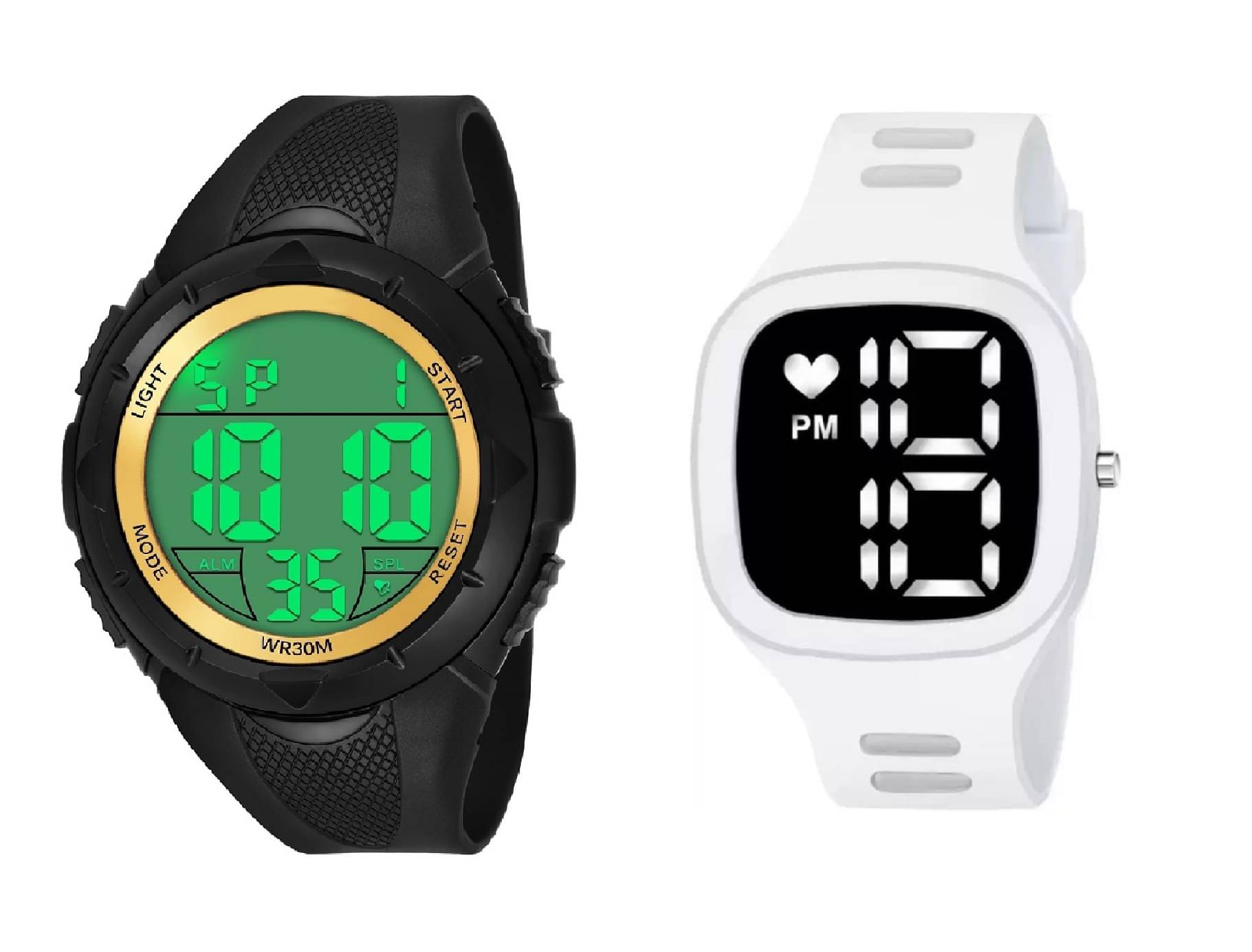     			Cosmic - Black Resin Digital Men's Watch