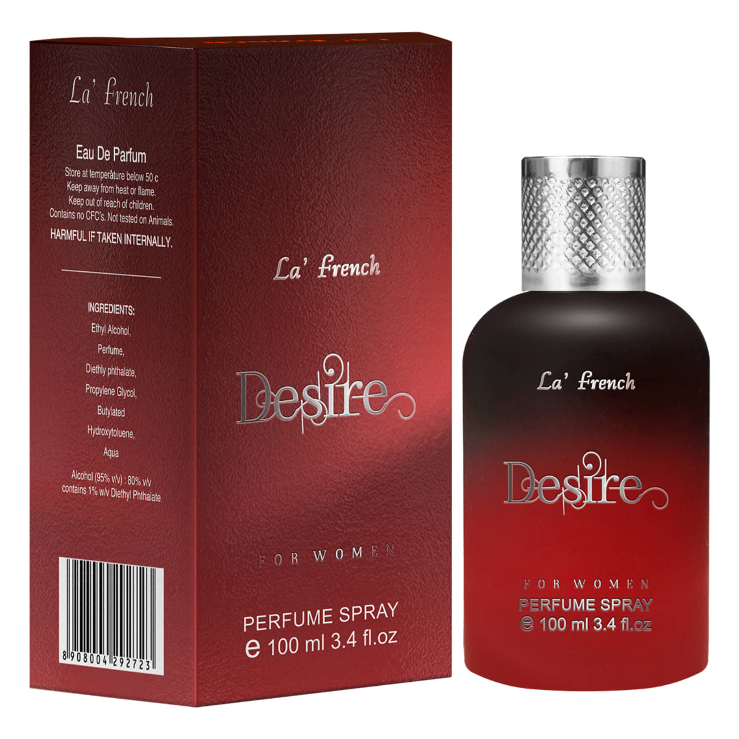 LA FRENCH - Desire Perfume for Women Eau De Parfum (EDP) For Women 100 ( Pack of 1 )